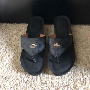 Coach wedge sandals